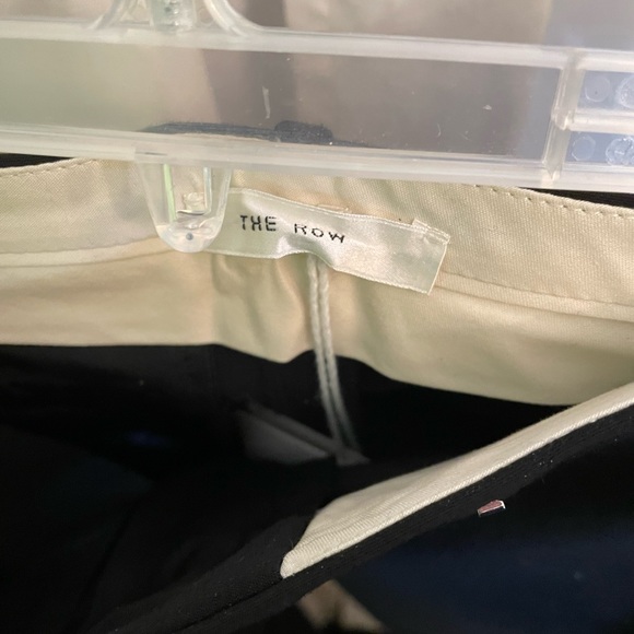 THE ROW NEW WITH TAGS Tao Straight-Leg Stretch-Cotton Pants SIZE 10 - Picture 5 of 7
